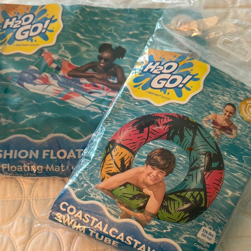 Fashion Float and Swim Tube Set - Multicolor